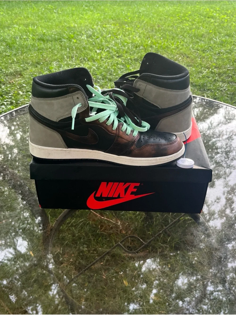 Jordan 1 High-Top Sneakers rust